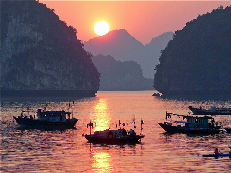 from Hanoi to halong bay 