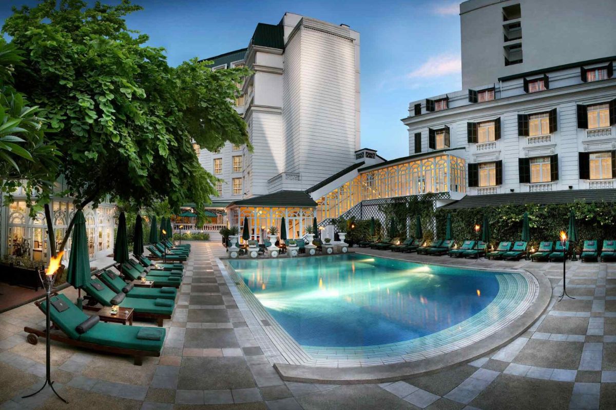 hanoi hotels with pools Metropole Hanoi pool