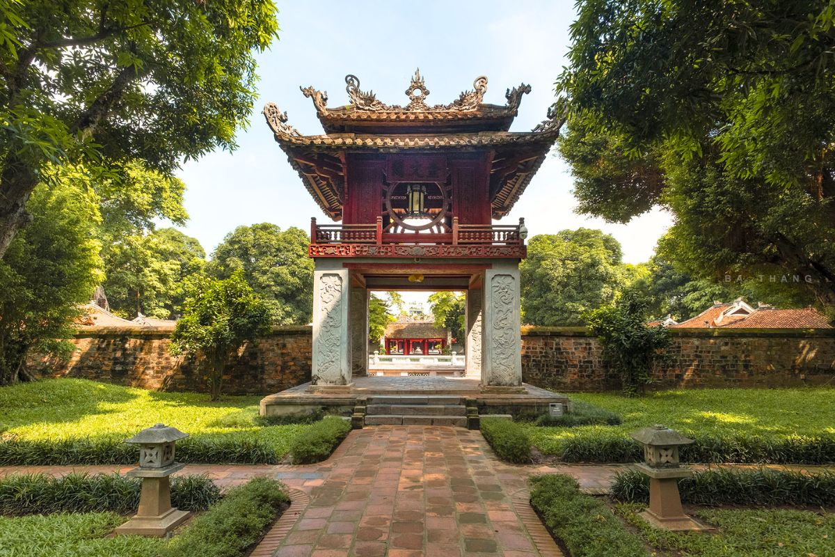 hanoi vietnam Temple of Literature